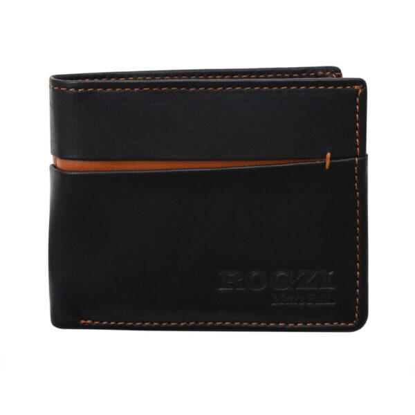 Men's Heritage Leather Wallet (Black) | RFID