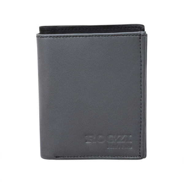 Men's Kingdom Leather Wallet (Grey) | RFID