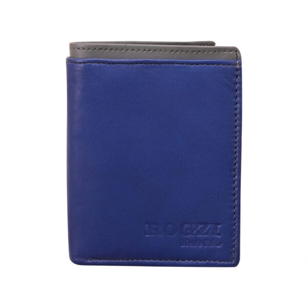 Men's Kingdom Leather Wallet (Blue) | RFID