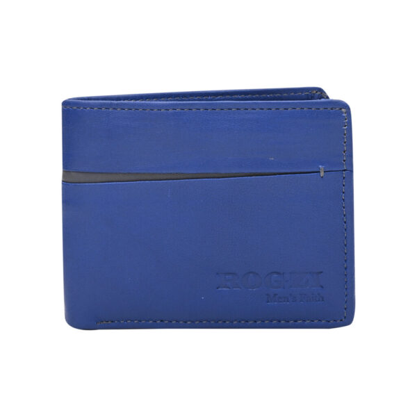 Men's Heritage Leather Wallet (Blue)