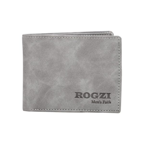 Classic Men's Leather Wallet (Grey)