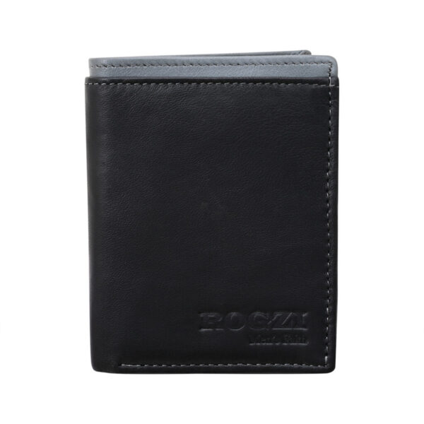 Men's Kingdom Leather Wallet (Black) | RFID