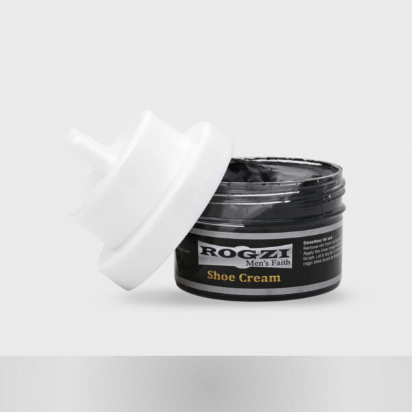 Rogzi Shoe Cream With Applicator Black (60g)