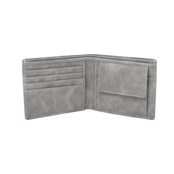 Classic Men's Leather Wallet (Grey)