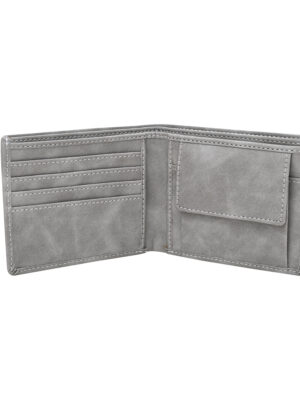 Classic Men's Leather Wallet (Grey)