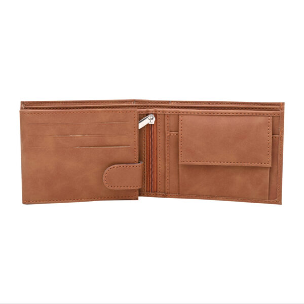 Prime Pockets Leather Wallet (Dark Tan)