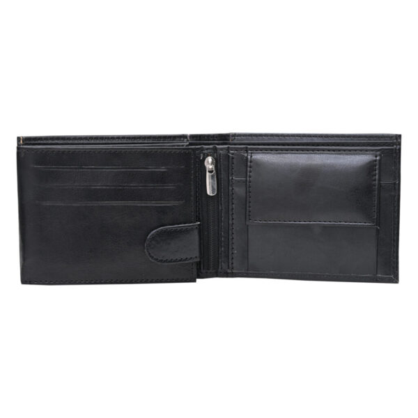 Prime Pockets Leather Wallet (Black)