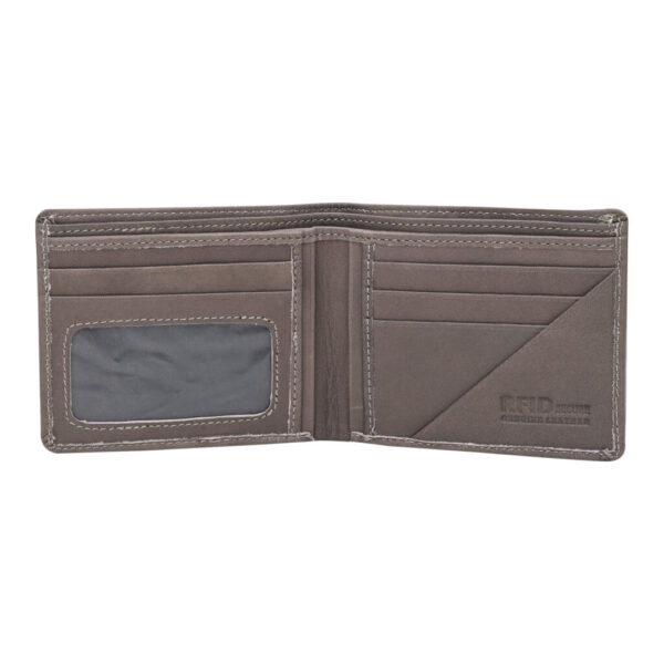 Men's Soul Leather Wallet (Grey)