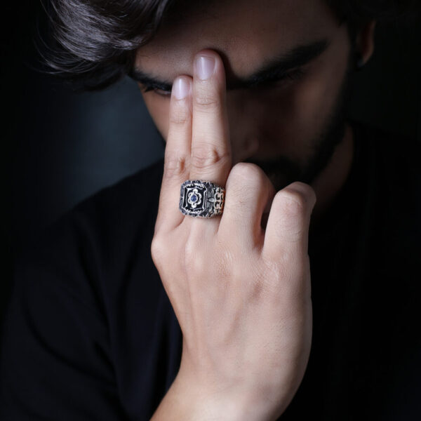 "Bold and timeless—this men's ring is a symbol of strength, style, and individuality."