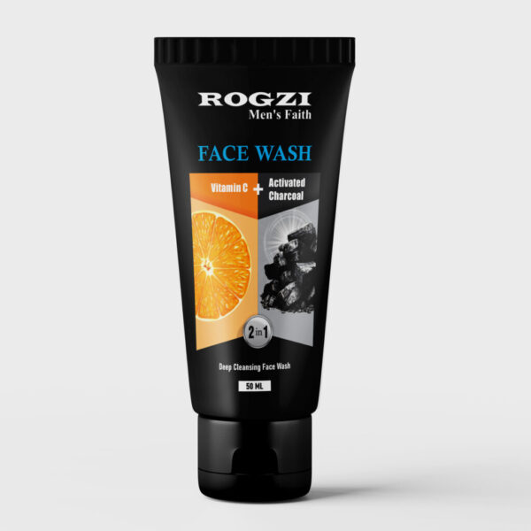 Rogzi Vitamin C & Charcoal Face Wash (50 ml)