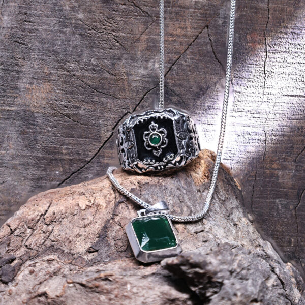 Green Zenith Ring & Pendant (Combo)