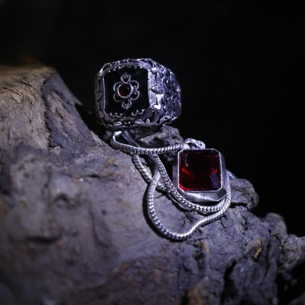 Red Zenith Ring & Pendant (Combo) - Image 3