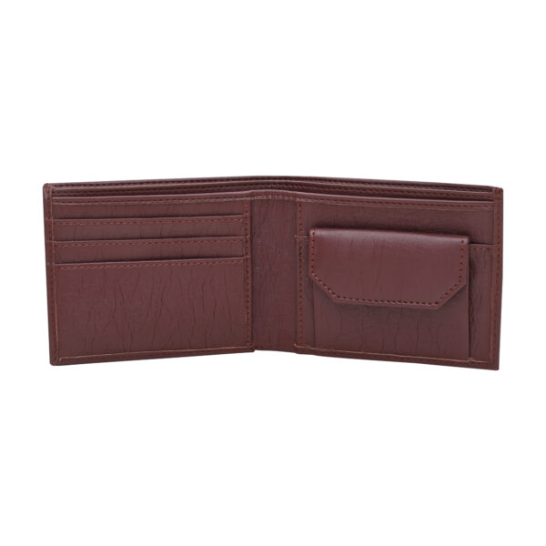 Regal Faux Leather Wallet (Red Wine) | RFID - Image 7