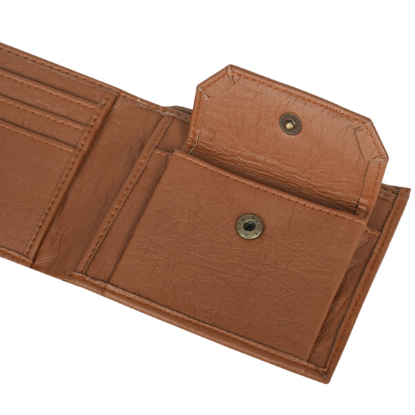 Regal Faux Leather Wallet (BROWN) | RFID - Image 5