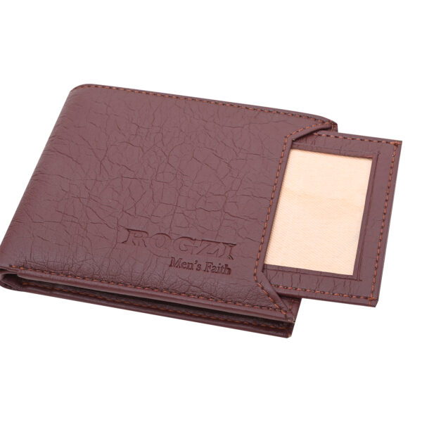 Regal Faux Leather Wallet (Red Wine) | RFID - Image 3