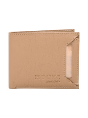 Regal Faux Leather Wallet (TAN) | RFID
