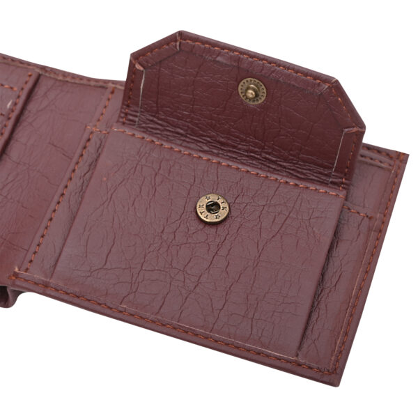 Regal Faux Leather Wallet (Red Wine) | RFID - Image 4