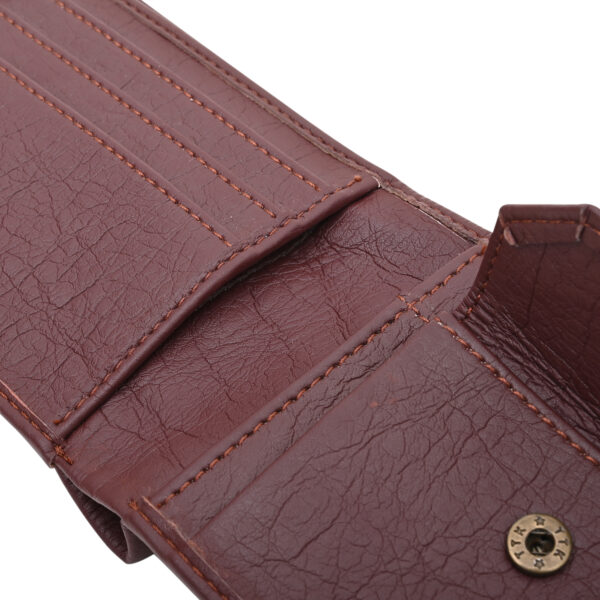 Regal Faux Leather Wallet (Red Wine) | RFID - Image 5