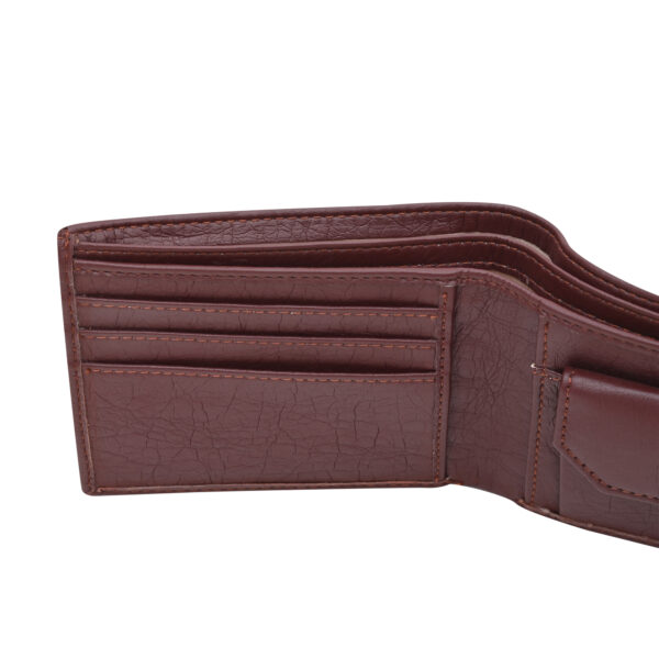 Regal Faux Leather Wallet (Red Wine) | RFID - Image 6